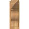 Ekena Millwork Funston Arts & Crafts Rough Sawn Outlooker, Western Red Cedar, 8"W x 14"D x 22"H OUT08X14X22FST03RWR - alternate 4